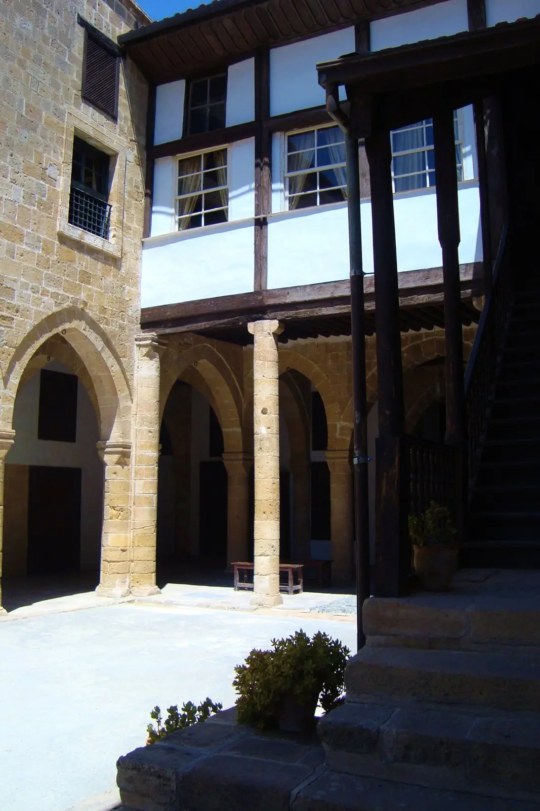 Courtyard of the Hadjigeorgakis Kornesios mansion in Nicosia, home of the dragoman of the Archbishopric